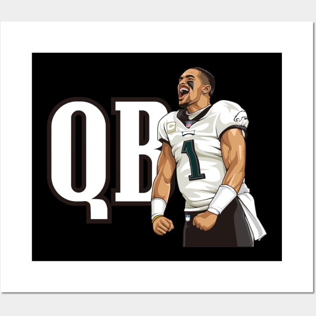 QB1 Wall Art by Tailgate Team Tees